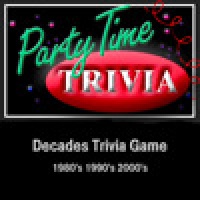 Party Time Trivia - Decades Trivia Game