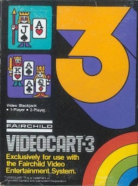 Videocart 3: Video Blackjack