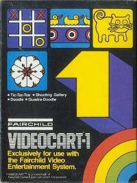 Videocart 1: Tic-Tac-Toe/Shooting Gallery/Doodle/Quadra-Doodle