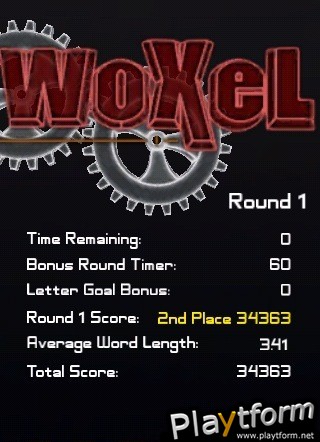 Woxel Word Game (iPhone/iPod)