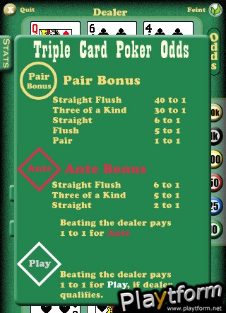 Triple Card Poker (iPhone/iPod)
