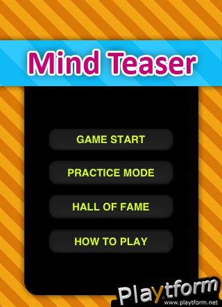 Awesome Mind Teaser (iPhone/iPod)