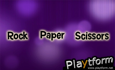Ben's somewhat spiffy looking but ultimately craptastic rock-paper-scissors game (iPhone/iPod)