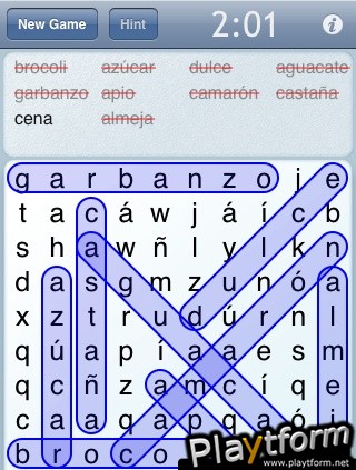 Spanish Word Find (iPhone/iPod)