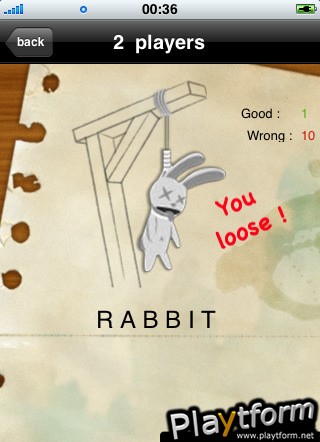 Hang the Rabbit (iPhone/iPod)