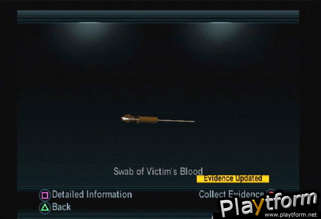 CSI: 3 Dimensions of Murder (PlayStation 2)
