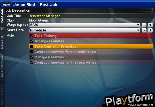 Championship Manager 2007 (PlayStation 2)