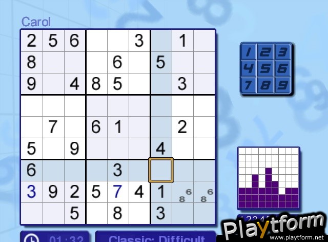 Carol Vorderman's Sudoku (PlayStation 2)