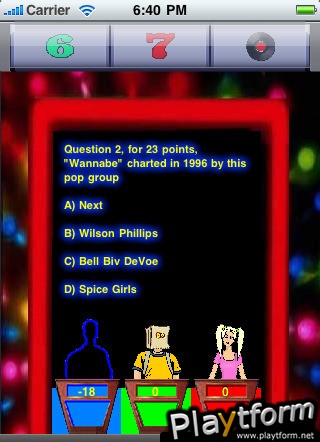 The 90s Music Game Show (iPhone/iPod)