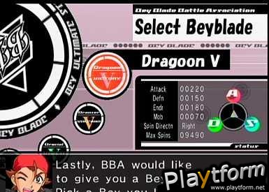 BeyBlade VForce: Super Tournament Battle (GameCube)