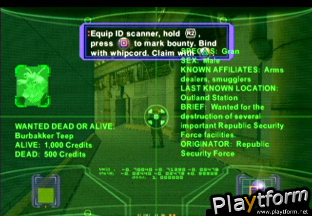 Star Wars Bounty Hunter (PlayStation 2)