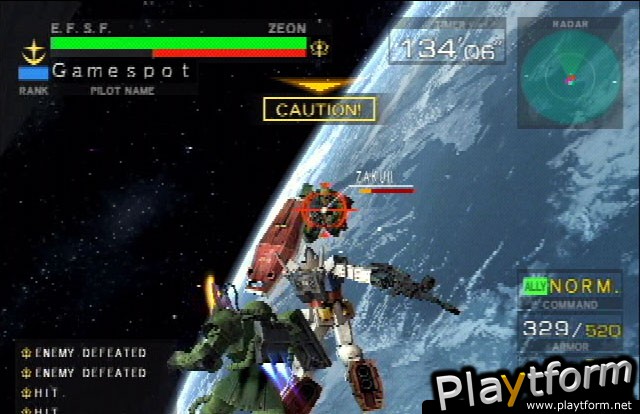Mobile Suit Gundam: Federation vs. Zeon (PlayStation 2)