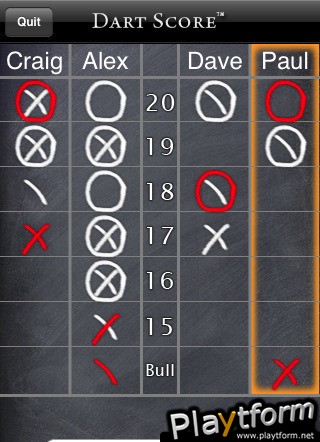 Dart Score (iPhone/iPod)