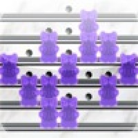 a Purple Jelly Bear Peg !