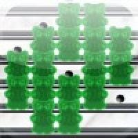 a Green Jelly Bear Peg !