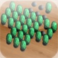 a 3D Green Marble Peg !