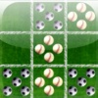 a Football vs BaseBall Tic Tac Toe - Morpion