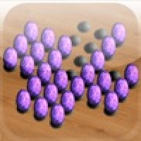 a 3D Purple Marble Peg !