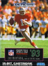 NFL Sports Talk Football '93 Starring Joe Montana