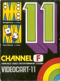 Videocart 11: Backgammon/Acey-Deucey