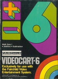 Videocart 6: Math Quiz