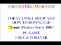 Tennis Masters Series 2003 (PC)