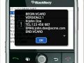SMS VCard Add-on (BlackBerry)