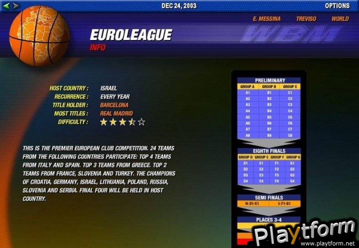 World Basketball Manager (PC)