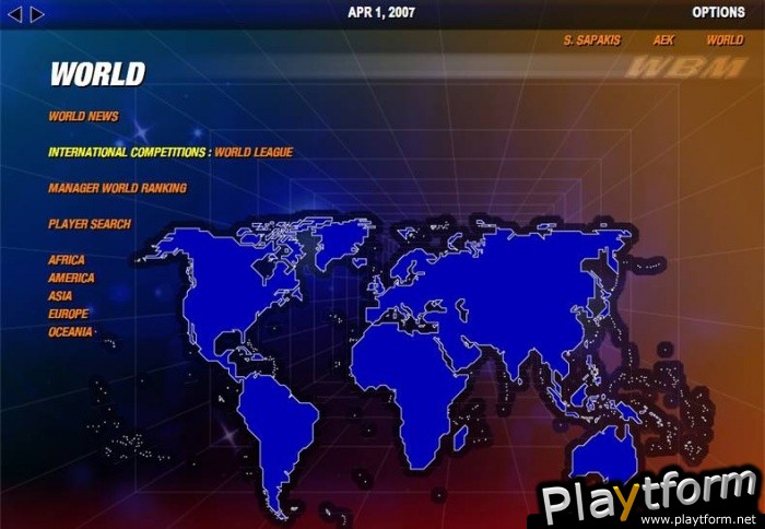 World Basketball Manager 2007 (PC)