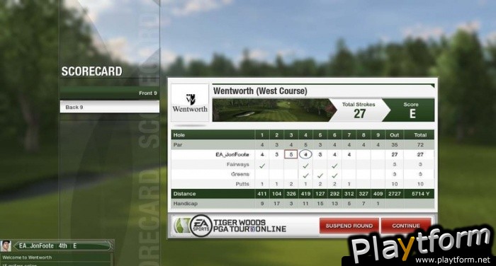 Tiger Woods PGA Tour Online (PC)