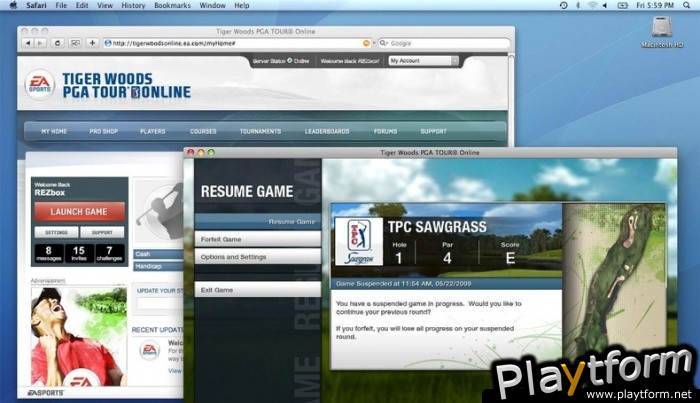 Tiger Woods PGA Tour Online (PC)