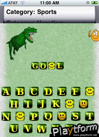Dino Word Panic (iPhone/iPod)
