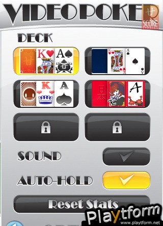 Score Video Poker (iPhone/iPod)