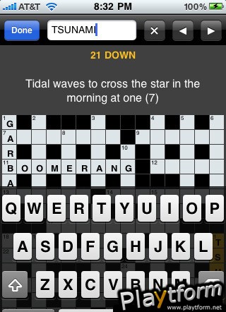 The Hindu Crossword (iPhone/iPod)