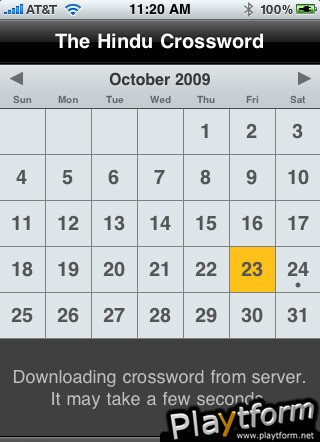 The Hindu Crossword (iPhone/iPod)