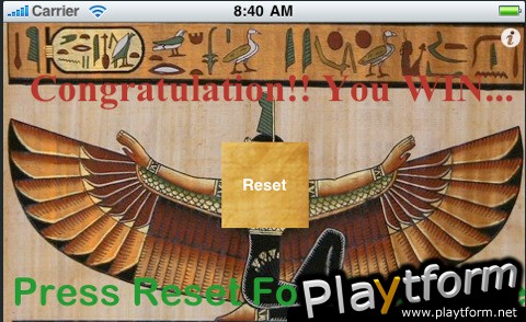 Egyption Mummies Puzzle (iPhone/iPod)