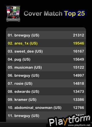 Cover Match (iPhone/iPod)