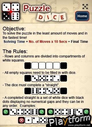 Puzzle Dice (iPhone/iPod)
