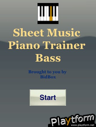 Sheet Music Trainer Piano Bass (iPhone/iPod)