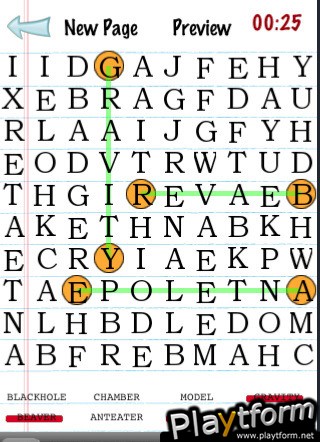 K-WordSearchPuzzleMania (A Word Search Game) (iPhone/iPod)