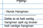 Norsk Hangman (iPhone/iPod)