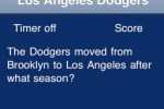 Los Angeles Dodgers Baseball Trivia (iPhone/iPod)