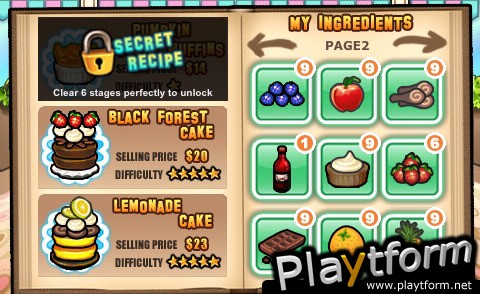 Amy's Dessert Shop (iPhone/iPod)