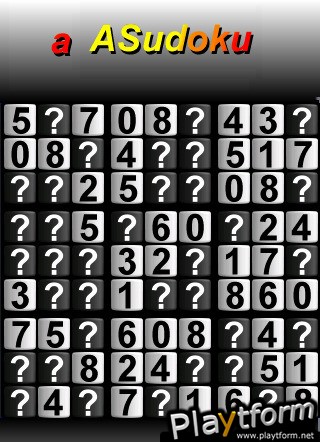 aah! ASudoku (iPhone/iPod)