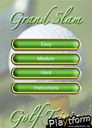 Grand Slam Golf Trivia (iPhone/iPod)