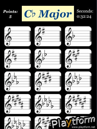 Music Key Signature Trainer (iPhone/iPod)