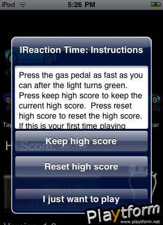 IReactionTime (iPhone/iPod)