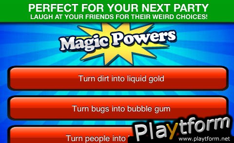 Magic Powers - What Would You Want? (iPhone/iPod)