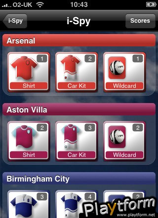i-Spy Football Stuff (iPhone/iPod)