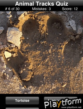 Animal Tracks Quiz (iPhone/iPod)